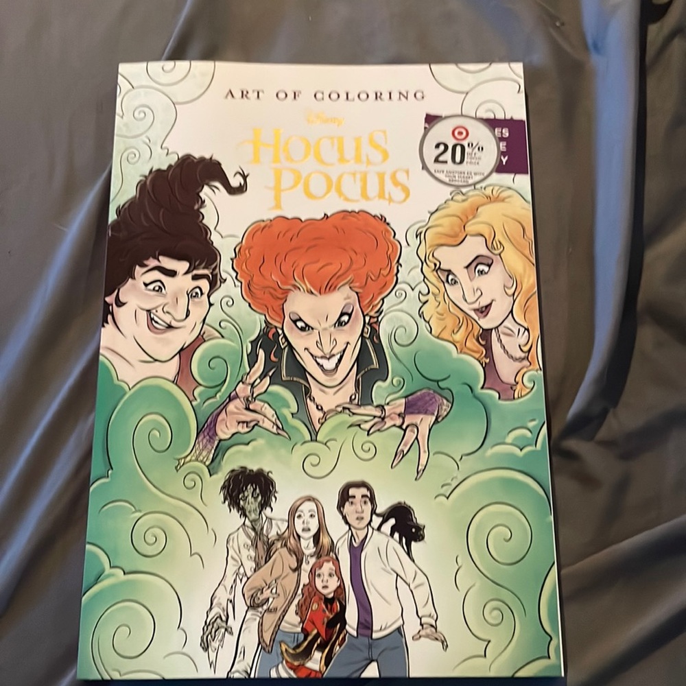 Hocus locus adult coloring book